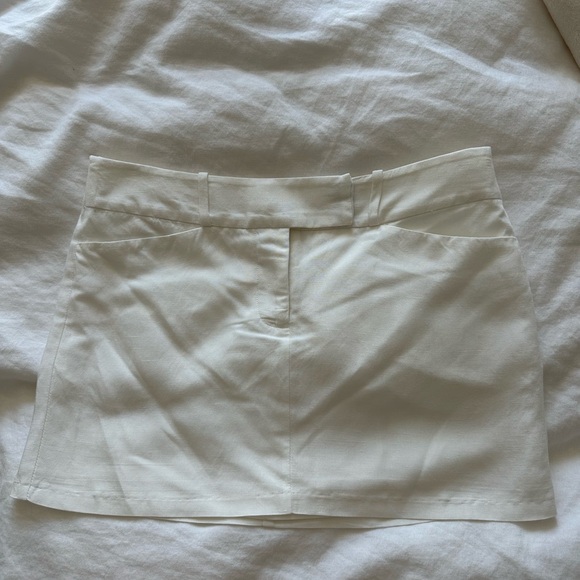 Amanda Uprichard White Paris Mini Skirt - Picture 3 of 4